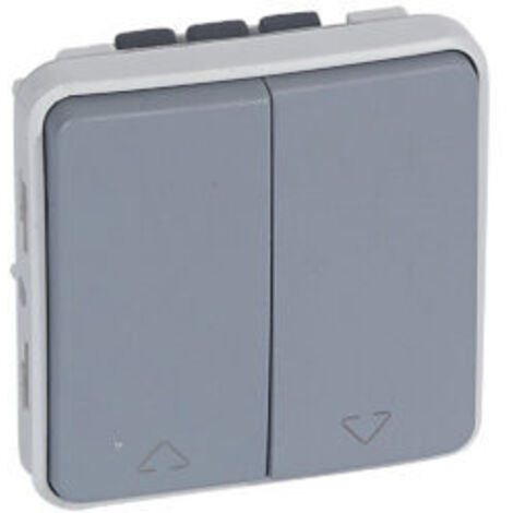 Interrupteur Double Va-et-vient Pour Volets Roulants Legrand Plexo 55 - Réf. 91608 - Neuf