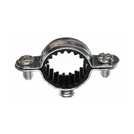 RAM - Collier métallique simple isophonique Ø16mm 10 pcs - 52016