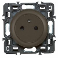 Prise de sol ronde surface 2P+T 16A blanche Legrand 089770