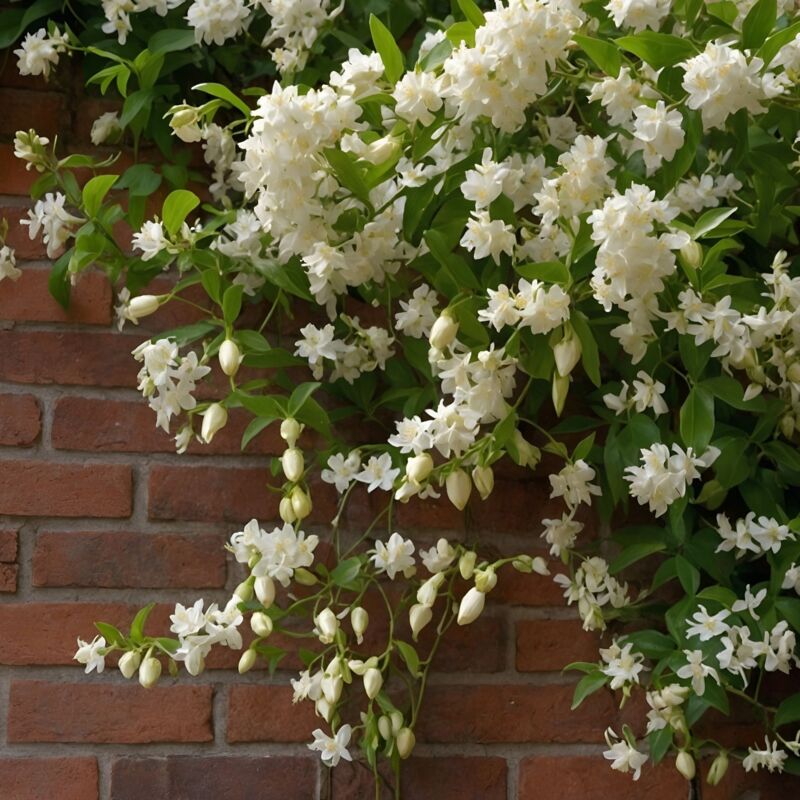 Jasmin étoilé - Set de 2 - Trachelospermum jasminoides - H110-120cm - ⌀17cm 4