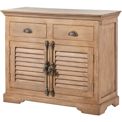 Buffet Manguier 107x45x90 huilé beige TOULOUSE 07 (1/4)