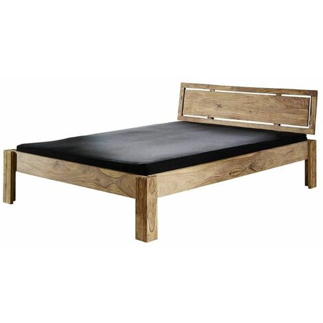 Lit double 180x200 Palissandre huilé Brun NATURE BROWN 522 (1/4)