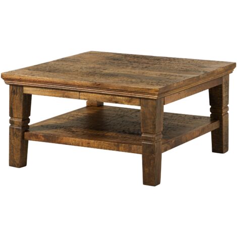 Table basse en bois de manguier RODEZ 122 (1/4)