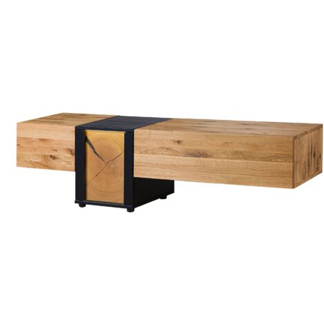 Buffet bas chêne sauvage 170x52x52 naturel huilé/verni KITZBÜHEL 112