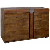 Buffet 115x45 Manguier laqué Brun AMSTERDAM 09