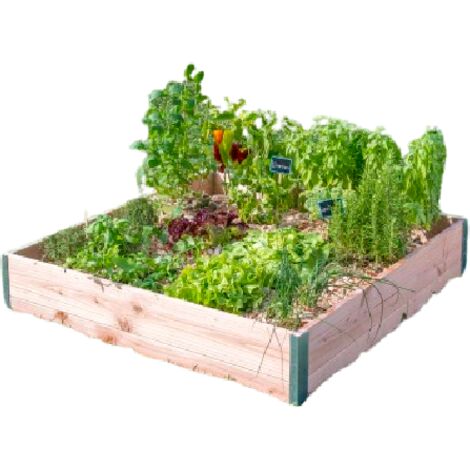 CARRE POTAGER DESIGN L100 X l95 X H18CM EP19MM (1/3)