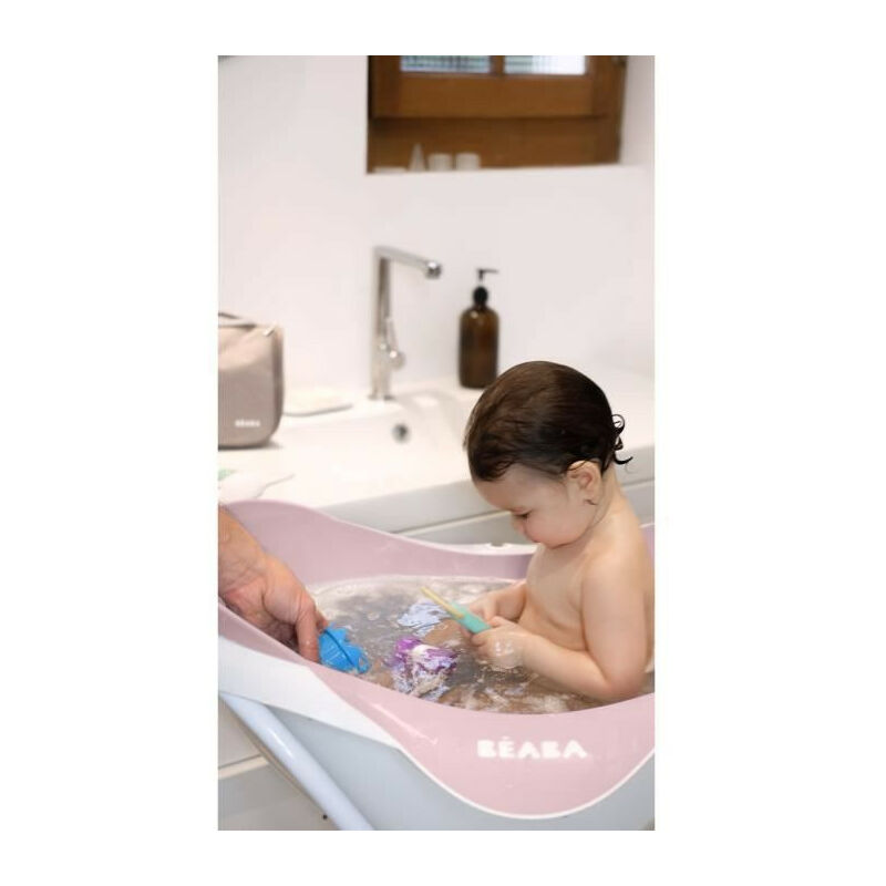 Pack baignoire bébé avec vidange grise + support de baignoire et tuyau  d'évacuation - Made in Bébé