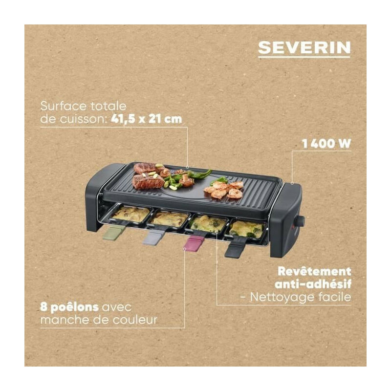 Severin - Coupelles Raclette - 8pcs - 7108048