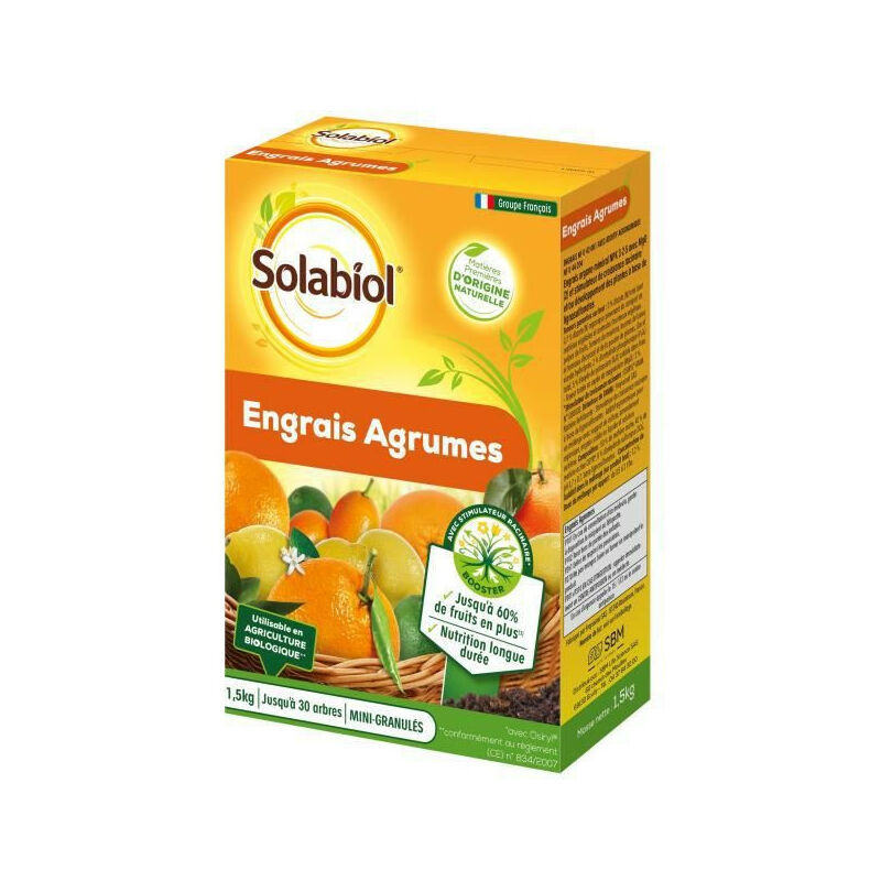 SOLABIOL SOAGY Engrais Agrumes Kg Utilisable En Agriculture Biologique