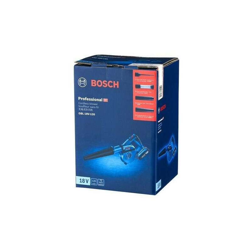 Souffleur à feuilles Bosch GBL 18V-750 Professional Souffleur sans fil 18 V  BITURBO Brushless + 1x batterie ProCORE 4,0 Ah - sans chargeur