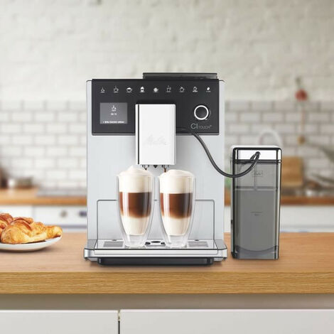 Machine À Café Avec Broyeur Ci Touch F630-101 - 2 Réservoirs À Grains -  Ecran Tactile - Argent - Toutes les cafetières et machines à dosettes BUT
