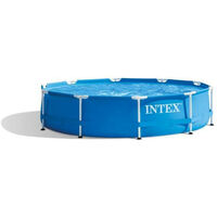 Intex kit piscinette metal frame ronde tubulaire (ø)3,05 x (h)0,76m