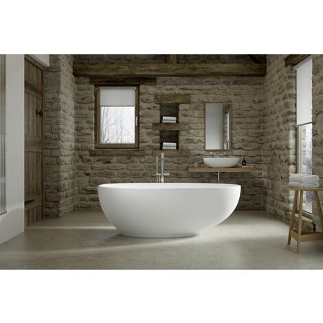 Royce Morgan Mississippi Double Ended Bath - 1600mm x 800mm - White - White