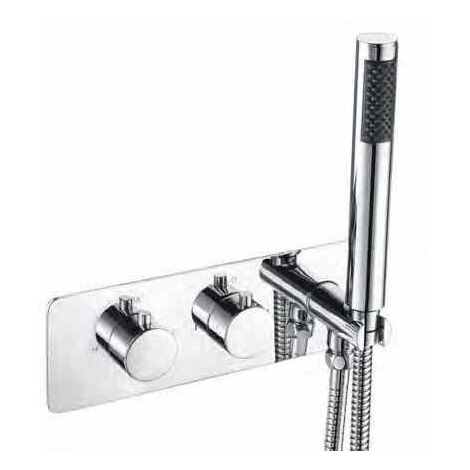 Eastbrook 1 Outlet Concealed Thermostatic Shower Valve with Round ...