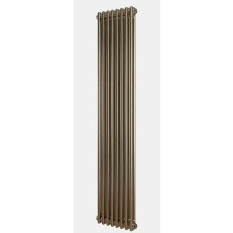 Eastbrook Rivassa 2 Column Vertical Radiator - 1800mm X 383mm - Bronze ...