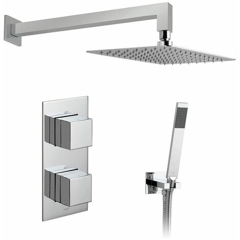 Vado Tablet Notion Thermostatic Dual Concealed Mixer Shower Valve with ...