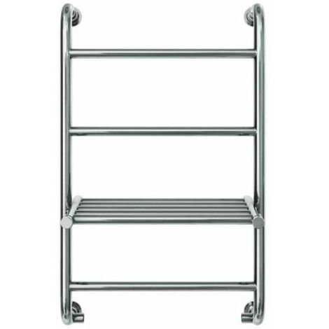 Vogue Ieri Straight Traditional Dual Fuel Towel Rail - 750mm x 500mm -  Chrome