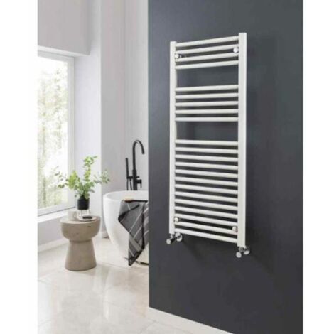 Vogue Focus Straight Electric Towel Rail - 1200mm x 500mm - Satin Black