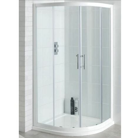 Eastbrook Vantage Quadrant Shower Enclosure - 900mm x 900mm - White ...