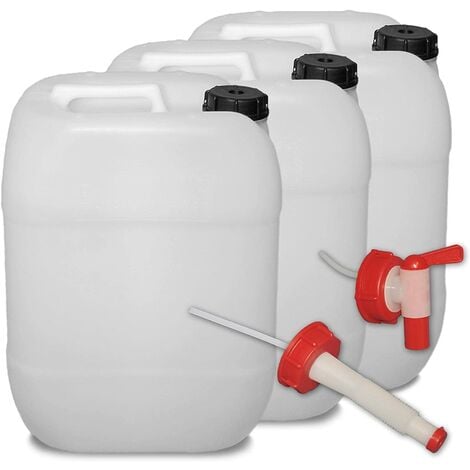 Wasserkanister Wassertank Behälter mit Deckel und Hahn Camping Deckel 20 Liter 