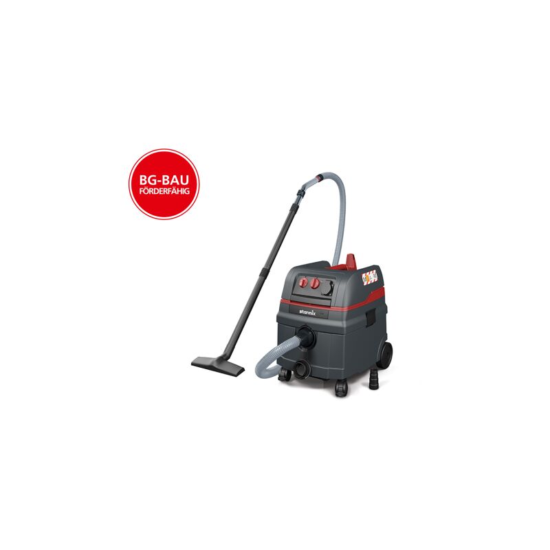 Sicherheitssauger Starmix ISC M-1 1600 W 4500l/min Baustellensauger Staubklasse M, 018591