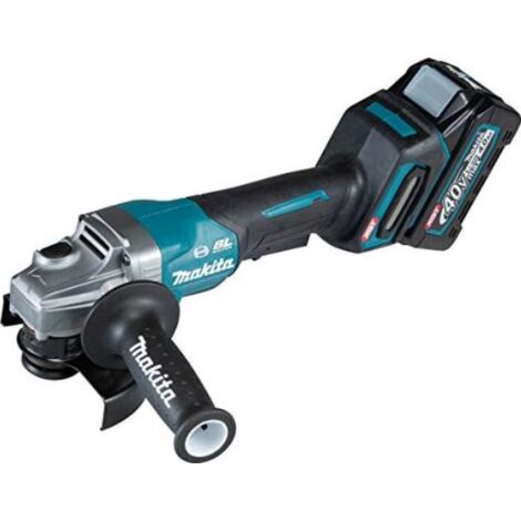 Makita GA013GM201 Akku-Winkelschleifer Ø 125 mm 40 V / 2x 4,0 Ah Akku + Ladegerät im Makpac