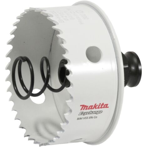 Makita Lochsäge EZYCHANGE BiM Ø 64 mm, für dünne Bleche, mit Gegendruckfeder
