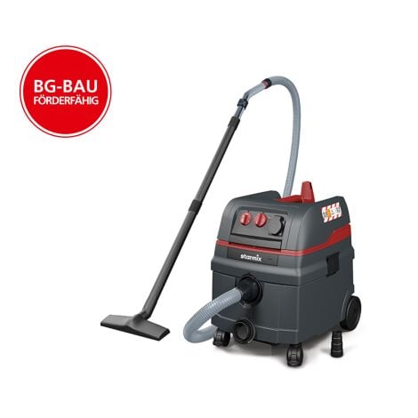 Sicherheitssauger Starmix ISC M-1 1600 W 4500l/min Baustellensauger Staubklasse M, 018591