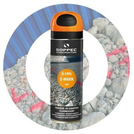 Spraydose - Baustellenmarkierer SOPPEC fluo orange s mark 3-6 Monate - 141916