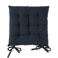 Harbour Housewares Square Garden Chair Seat Cushion - Navy