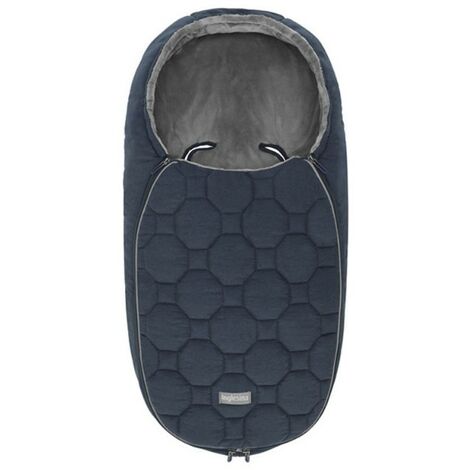 Inglesina Sacco Newborn Invernale per Culla e Seggiolino in Pile Idrorepellente e Rifrangente - Midnight Blue