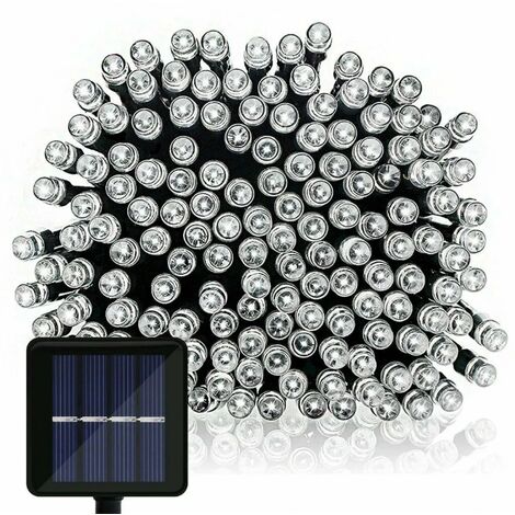 Catena Luminosa Solare 60m ZELUXDOT Con 600 LED Bianco Freddo – Impermeabile IP44 Per Giardino, Alberi E Feste – 8 Modalità - 3