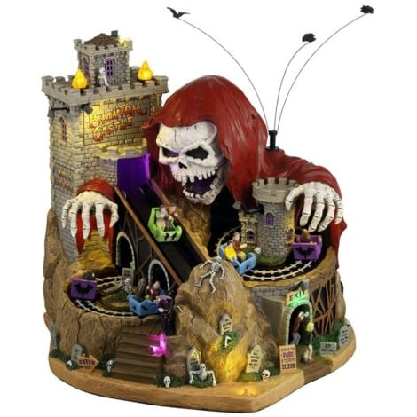 Lemax Phantom Castle - Grusel Karussell Für Halloween Dorf 2024