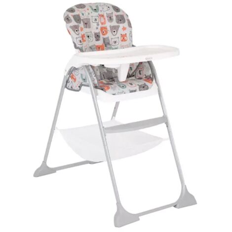 Graco Seggiolone Pappa SnackEase Reclinabile e Compatto - Bear Party