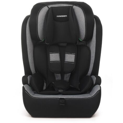 Foppapedretti Seggiolino Auto Babyroad i-Size 76-150 cm con Riduttore Neonati e Comfort Kid Pad - Carbon