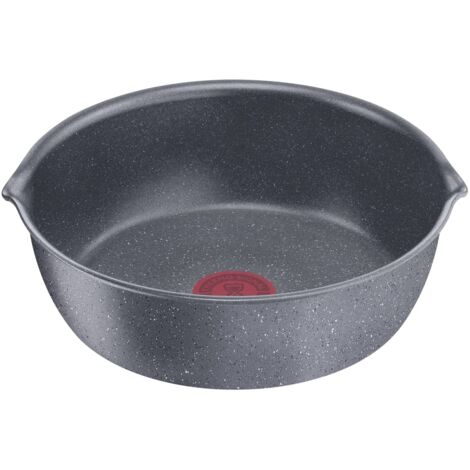 Riess, 0432-022, Padella Mini, Interno 22 x 22 x 7,5 cm, Retro Classico - BRATFORMA UND, Smalto, Nero, Induzione
