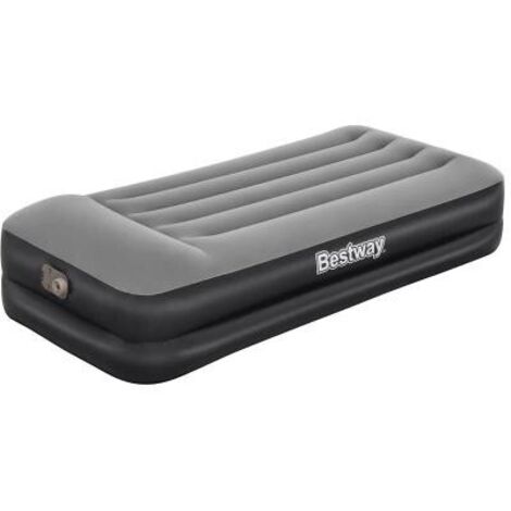 Bestway Materasso Gonfiabile Singolo con Pompa Integrata Grigio