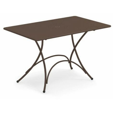 Tavolo Pigalle 118x76 cm - Marrone d'India