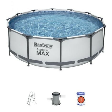 Piscina fuori terra rotonda Bestway 56418 Steel pro max 366x100 cm