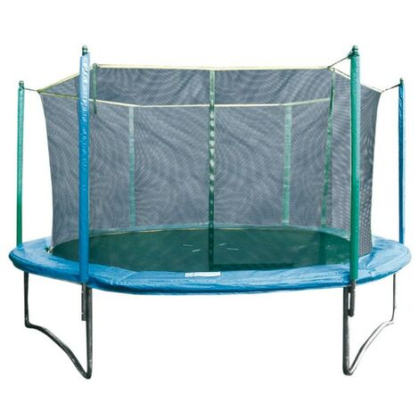Garlando Trampolino Elastico Combi XL con Rete Ø 366cm