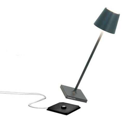 Lampada da tavolo LED a batteria - portatile Poldina Pro Mini di