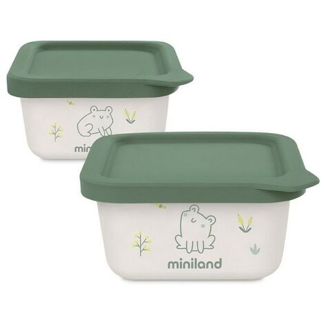 Confezione Da 2 Contenitori Per Snack Con Coperchio Elasticizzato – Vassoio Portatile E Impilabile, Senza BPA, Per Alimenti E Congelatore