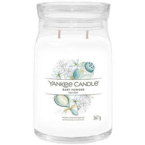 candele Yankee Candle Giara ,Grande Signature colore Bianco