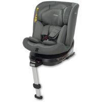Foppapedretti Seggiolino Auto i-Turn i-Size Isofix con Base Girevole e Piede di Supporto - Grey