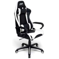 Poltrona Gaming Bianco eco pelle 62x60xH104 meccanismo con alzata