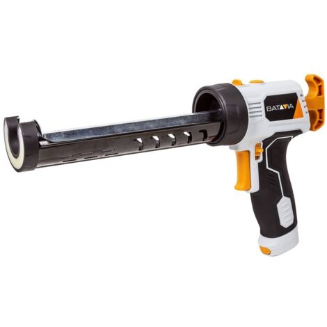 BATAVIA Pistola per silicone elettrica con led 6v, per cartucce da 290-310 ml