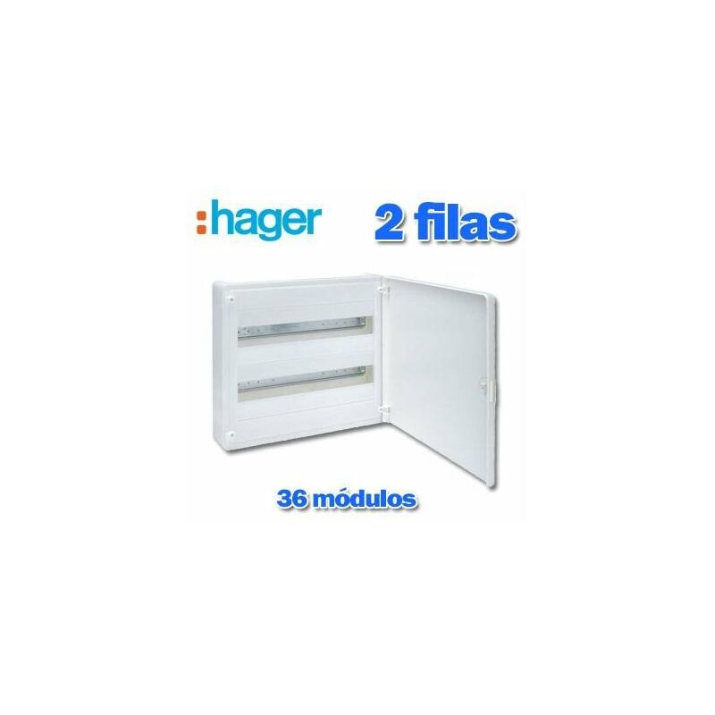 HAGER VS118PES  Caja de superficie golf VF con 1 fila 18 módulos