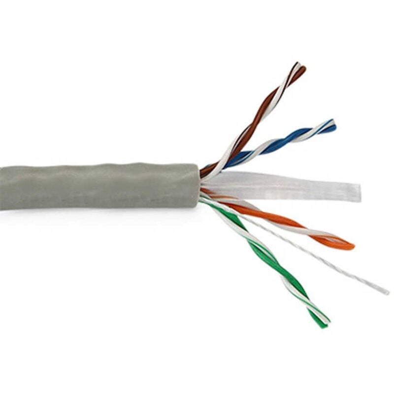 Rollo 305m cable de red UTP Cca datos CAT6 LSZH Libre de halógenos