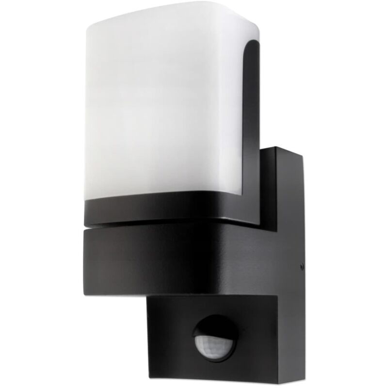 Aplique de pared LED 7,5W con sensor crepuscular y movimiento para exterior
