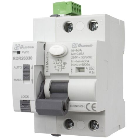 Diferencial Rearmable Superinmunizado 2p 63A 30Ma 230V